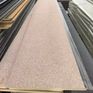 Colorful Stone Series Galvanized Steel Carving Board Fireproof Insulation PU Sandwich Wall For Roof Exterior Wall Decoration