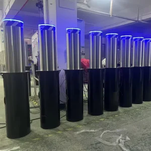 Column Remote Control System Parking Lot Automatic Bollard High Safety Fully Hydraulic Bollard