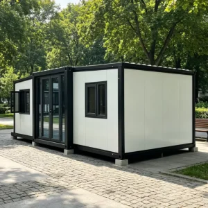 Combined Expandable Prefab Container House 20ft Expandable Container House Customization Multi Functional