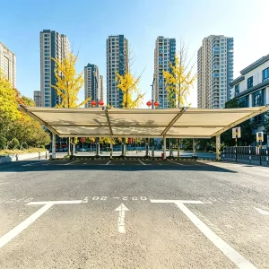 Commercial Grade Steel Frame Carport for Malls, Outdoor Parks, and Sports Venues