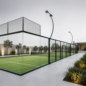 Commercial Padel Court Standard Professional Padel Tennis Court Full Set Tempered Glass Steel Frame CE Certified Factory