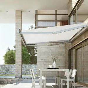 Commercial Retractable Window and Acrylic Sail Door Shade Awnings with Rain Canopy for Outdoor Garden and Front Porch