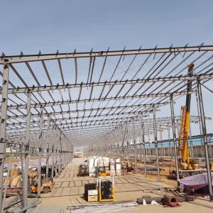 Commercial Warehouse Easy Assemble Prefabricated Steel Structure Building CE ISO9001 Certification 50-Year