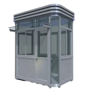 Community Gatehouse Mobile Galvanized Steel Structure Security Booth Duty Room Guard Kiosk Rest Area Parking Lot Toll Booth