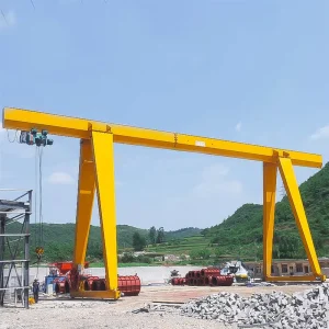 Compact Structure Mobile a Frame MH Model Single Beam Gantry Travelling Crane 10 Ton