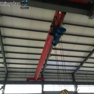 Complete Set Single Girder Overhead Crane With Electric Wire Rope Hoist for Cargo Loading Unloading