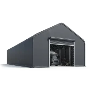Concrete Foundation Prefabricated Fabric Building Storage Shelter Structure Warehouse Tent Certified Galvanized Galvanized Steel