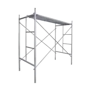 Construction Galvanized Scaffolding Frame and Ladder Frame Set, High Strength, 800kg Load Capacity