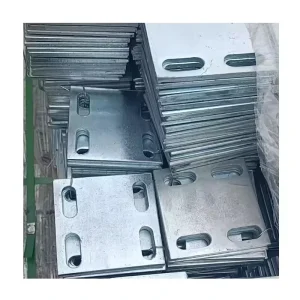 Construction Heat Galvanized Carbon Steel Shielding Plate Embedded Base Plate Curtain Wall Foundation