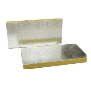 Construction Insulated Roof Sandwich Panel Cotton Rock Wool Aluminum Foil Glass Wool Board Heat Insulation Rubber