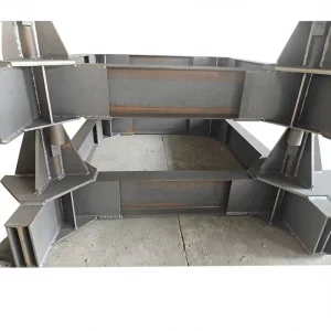 Construction Machinery Parts Carbon Steel Grillage Foundation Beam Machinery Spares