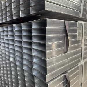 Construction Machinery Square Tube Steel Pre-galvanized Rectangular Welded Steel Tube