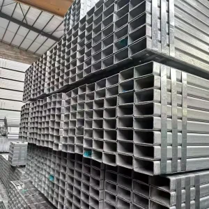 Construction Machinery Square Tube Steel Pre galvanized Rectangular Welded Steel Tube Metal Square and Rectangular Steel Tube