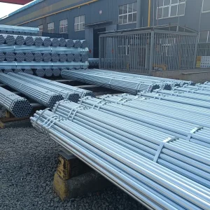 Construction Scaffolding Frame Structure Round Mild Hot Galvanized Steel Pipe Tube