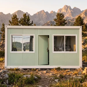 Container House Prefabricated Houses Container Houses 2 Story Temporary Dormitory for Field Engineering