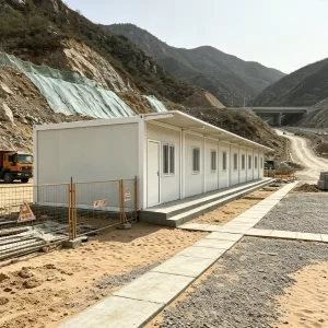 Container House Prefabricated Houses Containers Container Houses 2 Story Temporary Dormitory for Field Engineering
