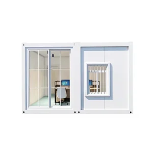 Container Mobile Guard Booth Kiosk 3x6x2.8m Integrated Design for Community Security Access Control Rooms