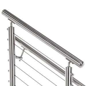 Contemporary Floor and Stair Railing with 304/316 Stainless Steel for Hotel Residential Commercial Use