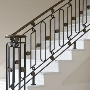 Contemporary Indoor Aluminum Alloy Iron Stainless Steel Mall Stair Balcony Railings Handrail Hospital