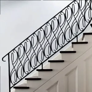 Contemporary Stainless Steel Stair Railing Decorative Indoor Guardrail Wrought Iron Balcony Balustrades Terrace Hospital Villa