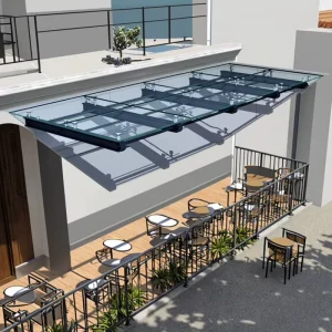 Contemporary Waterproof Steel Canopy with Aluminum Alloy for Multi Use Applications