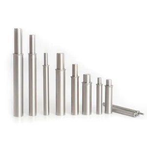Conveniently Enclosed Stainless Steel Flat Pin Spring Plunger Micro Press Fit Fastener Conveniently Enclosed in Carton Packaging