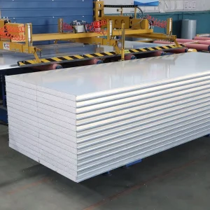 Cooling System Exterior Wall Sandwich Panels Roof 200mm Foam Board Fireproof Insulation PUR PIR PU Cold Room