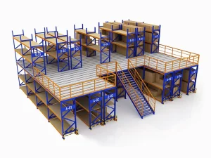 Corrosion Protection Mezzanine Floor Steel Storage Rack Durable Product OED Customized Design for Warehouse & Industrial Use