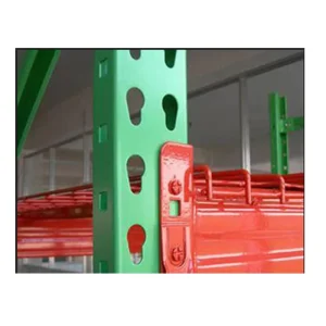 Corrosion-Protection Steel Teardrop Pallet Racking with Wire-Mesh Decking for Industrial Warehouse Storage