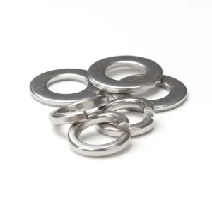 Corrosion Resistant 304 316 Stainless Steel Plain Washers Flat Washers And Spring Lock Washer