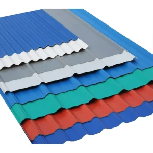 Corrosion Resistant Colored Roof Panel Galvanised Zinc Roofing Sheets Support Customization