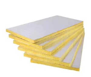 Corrosion Resistant Glass Wool Boards Roof Lining Insulation Panels for Heat Protection