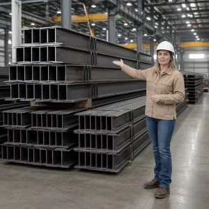Corrosion Resistant Hot Dipped Galvanized Q235 ASTM Standard H Beam Steel Section Wide Flange Beam for Construction Outdoor Use