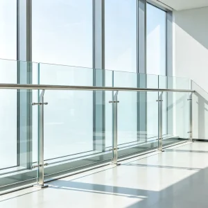 Corrosion Resistant Stainless Steel Railing for Office Buildings Durable Strong Frame Easy Installation Modern Design for Mall