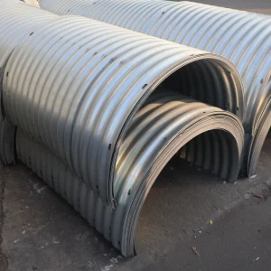 Corrugated Galvanized Steel Culvert Pipe Large Diameter for Road Drainage and Irrigation Use
