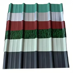 Corrugated Metal Roof Sheet Galvanized Roofing Materials Colored Steel Roof Tile Steel Wall Panel