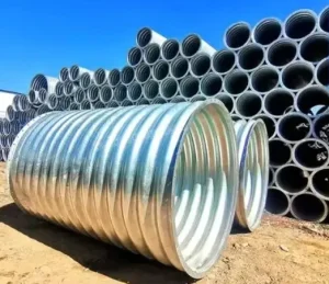Corrugated Oval Galvanized Steel Drain Pipe ASTM Standard EMT Oil Pipe with Bending Service