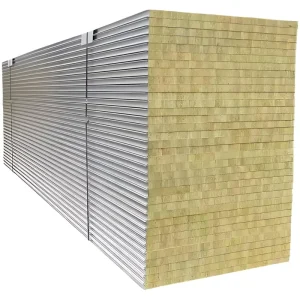Corrugated Roof Sandwich Panels Rock Wool Gypsum Wool PU Polyurethane PIR EPS Glass Wool Mineral Wool Core