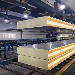 Corrugated Roof Sandwich Panels Rock Wool Gypsum Wool PU(Polyurethane) PIR EPS Glass Wool & Mineral Wool Core