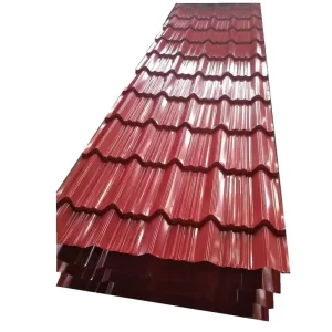 Corrugated Roof Sheet Glazed PPGI Roofing Plate Pre painted Galvanized Metal Building RAL Colour Coated Roof Sheet High Quality