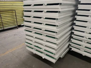 Corrugated Steel Insulated Panels Fireproof Metal Trapezoidal Roof for Exterior Walls Houses Hotels