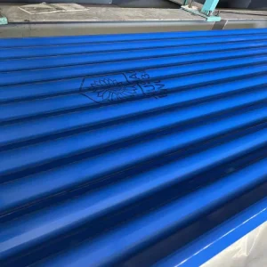 Corrugated Steel Roofing Sheet ASTM EN Certified Z30 Z40 Galvanized Zinc Coating Color PPGI Metal Panels Construction