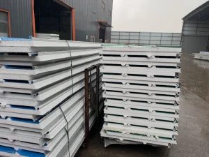 Cost Effective EPS Foam Sandwich Corrugated Roof Panel Stiffened Rib Design Superior Heat Preservation
