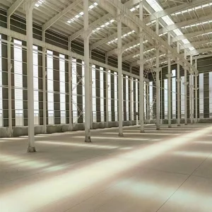 Cost Effective Industry Low Cost Durable Large Span Steel Frame Structure Building Prefab Warehouse with Sandwich Panel