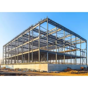 Cost effective Prefabricated Industrial Steel Warehouse Building with Galvanized Steel Frame for Logistics Storage
