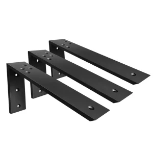 Countertop Support Bracket Steel L Shape Shelf Mount for Granite Quartz Concrete Wood Floating Bench