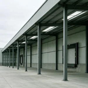 Courtyard Dual Purpose Steel Canopy Carport for Steel Workshop and Sun Rain Shelter Mass Production Connecting Steel Castings