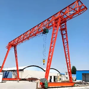 Crane MH Type on the Track Traveling Single Beam Gantry Crane 10TON 15TON 16TON 20TON for Outside Cargo Yard