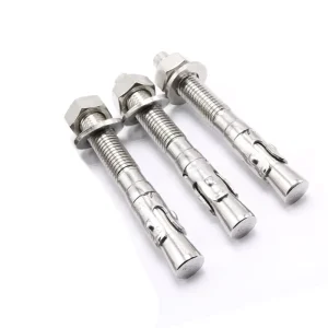 Custom 304 316 Stainless Steel Wedge Anchor Concrete M12 X 180 Wedge Expansion Anchor Bolts