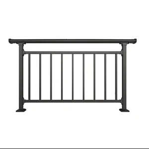 Custom 304 Stainless Steel Balcony Stair Railing High Strength Corrosion Resistant Bright Surface Metal Guardrail